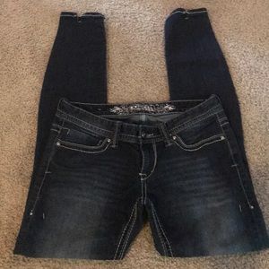 Express Dark Skinny Jeans 4